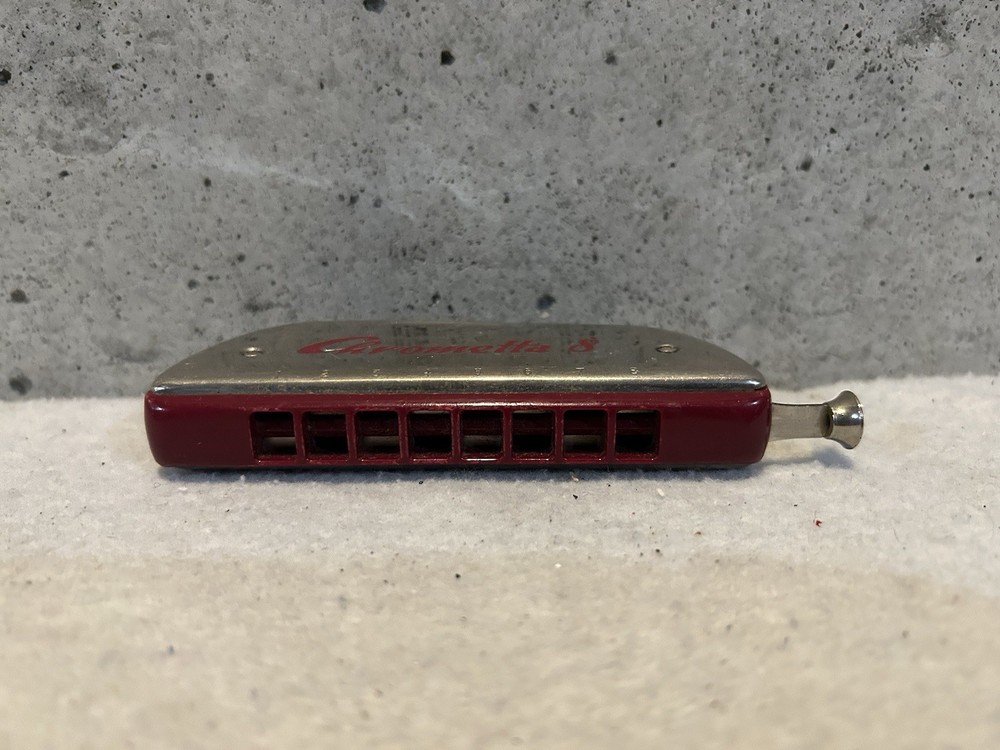 Vintage M. Hohner Chrometta 8 Harmonica Made in Germany