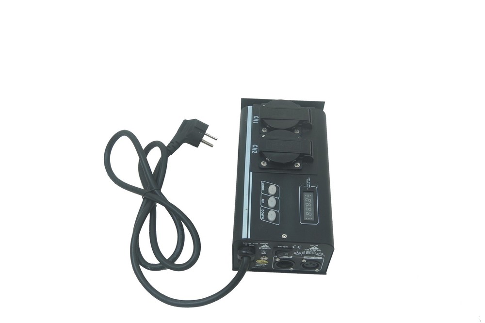 Professional 2-Channel DMX Lighting Controller with LCD Screen for Stage