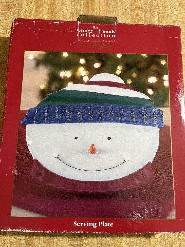 The Winter Collection Snowman Serving Plate