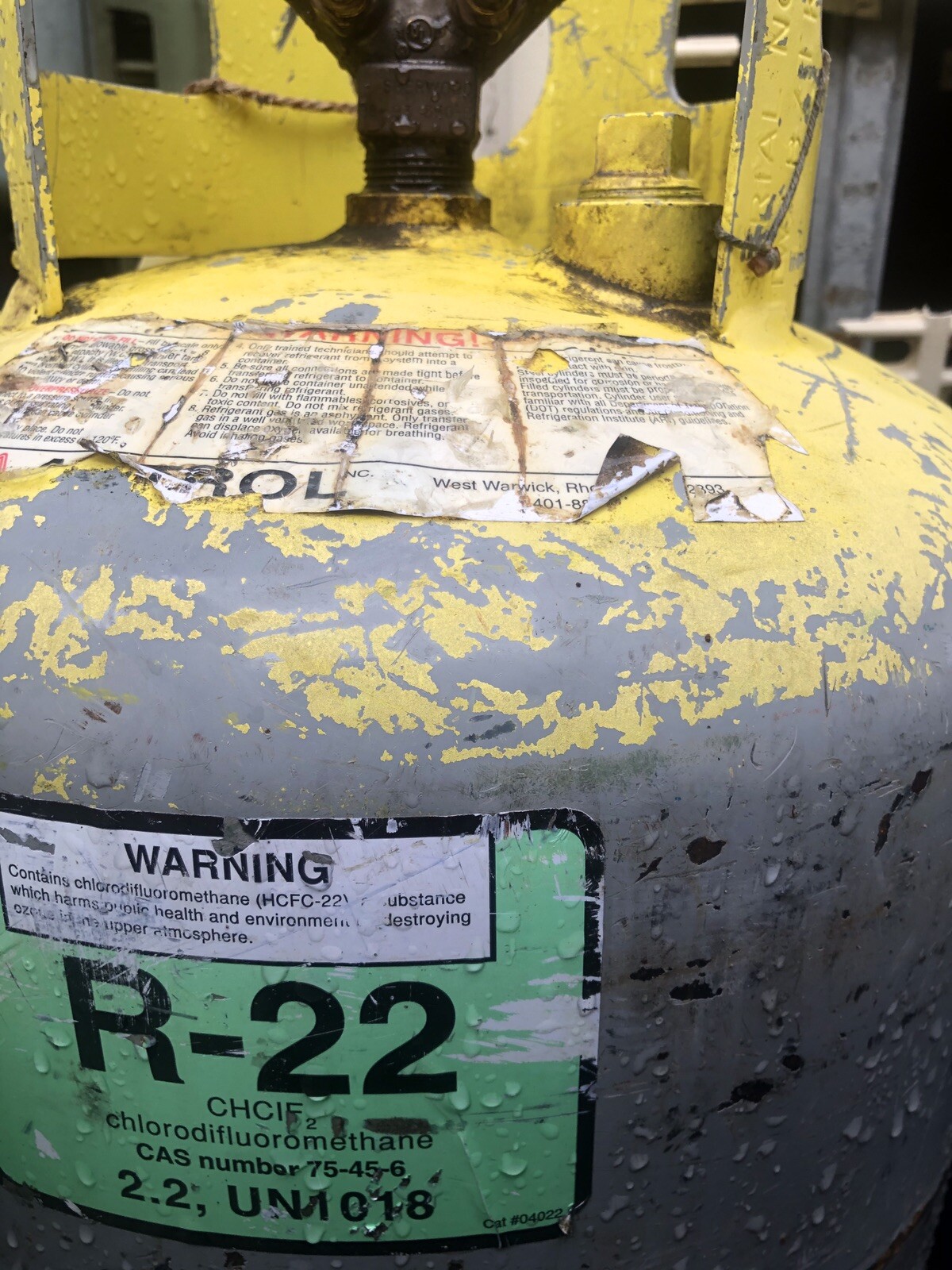 Refrigerant Recovery Reclaim Cylinder Tank - 30LB Pound 400 PSI