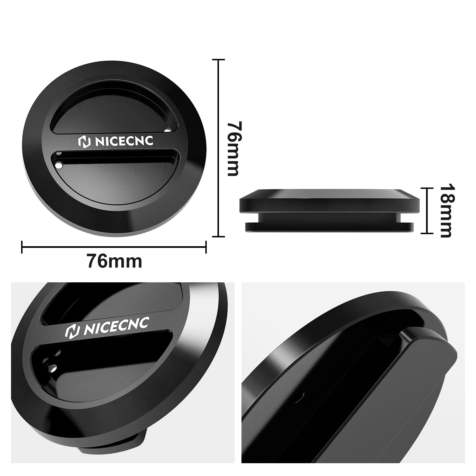 NICECNC 1Pair Floor Drain Plugs For Polaris RZR XP 1000 2014-2023 #5414694