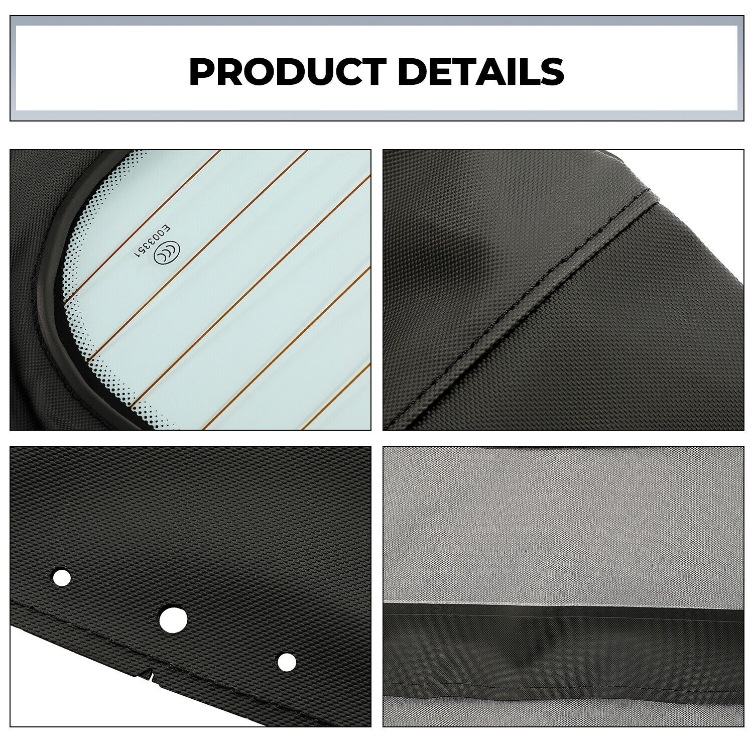 Black Convertible Soft Top w/Heated Glass Window For Mazda Miata 1990-2005 99-05