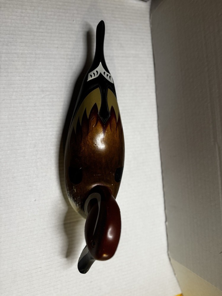 Wood Decoy Duck - Hand Painted -