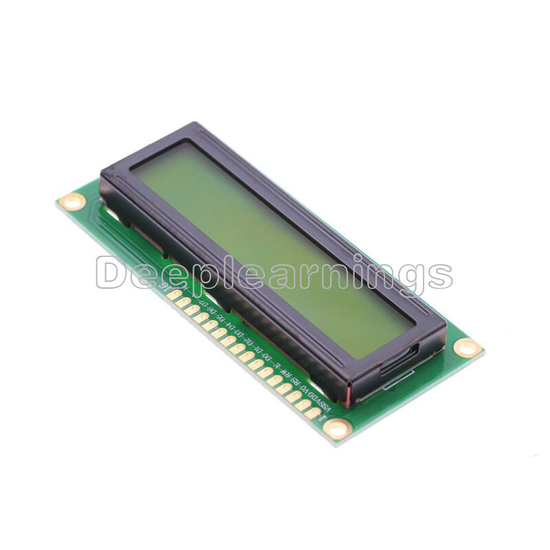 1PCS 1602 16x2 Character LCD Display Module HD44780 Controller Yellow Blacklight