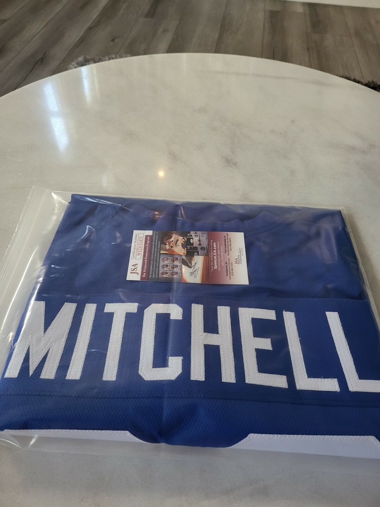 Lydell Mitchell Autographed/Signed Jersey JSA COA Indianapolis Colts