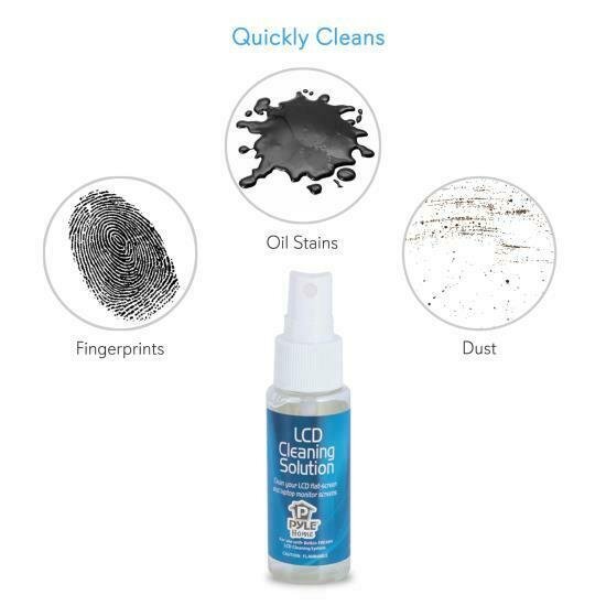 Pyle PCL107 LCD Screen & Computer Keyboard 8 pc Cleaning Kit