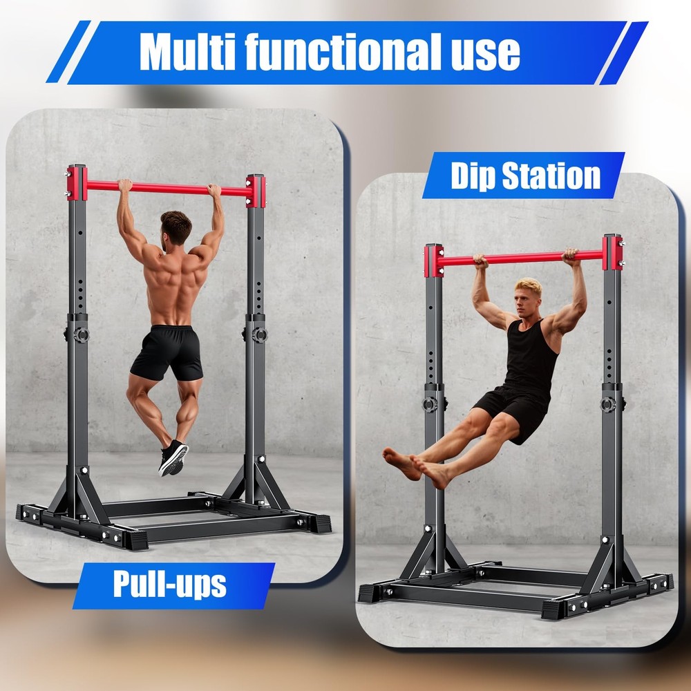 Pull Up Station,Power Tower Adjustable Pull Up Bar Free Standing, Pull Up Bar...