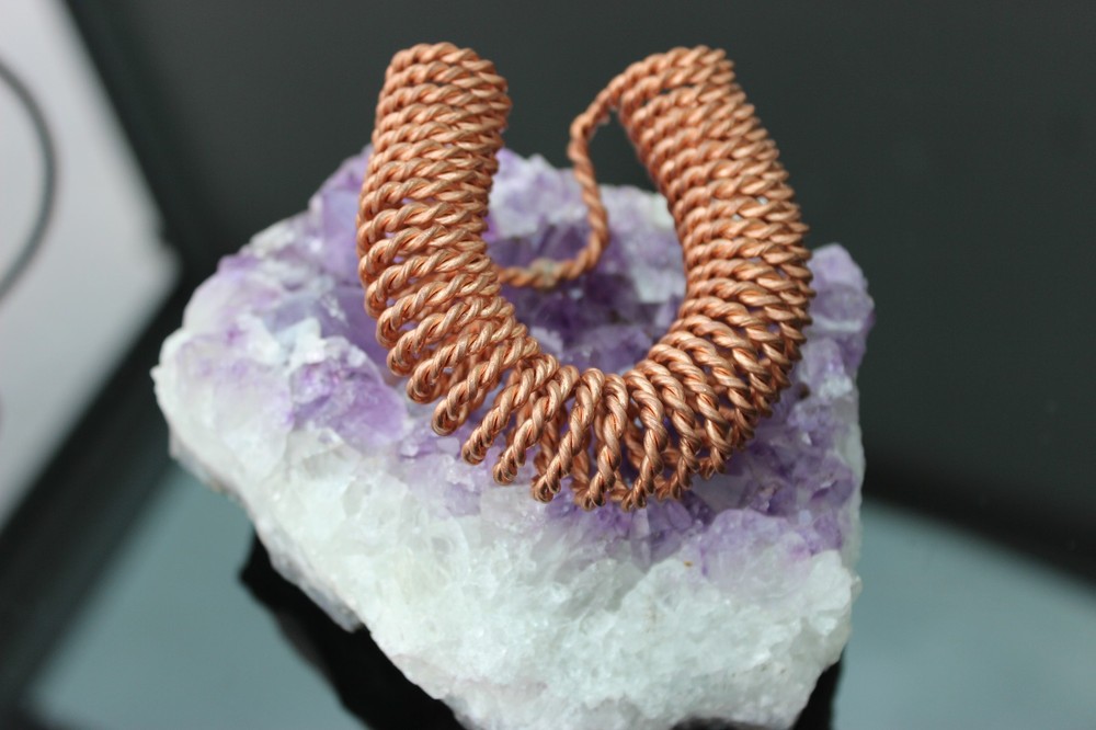 Feedback Loop Tensor Ring Sacred Cubit Bionized Copper EMF 5G Practitioner Tool