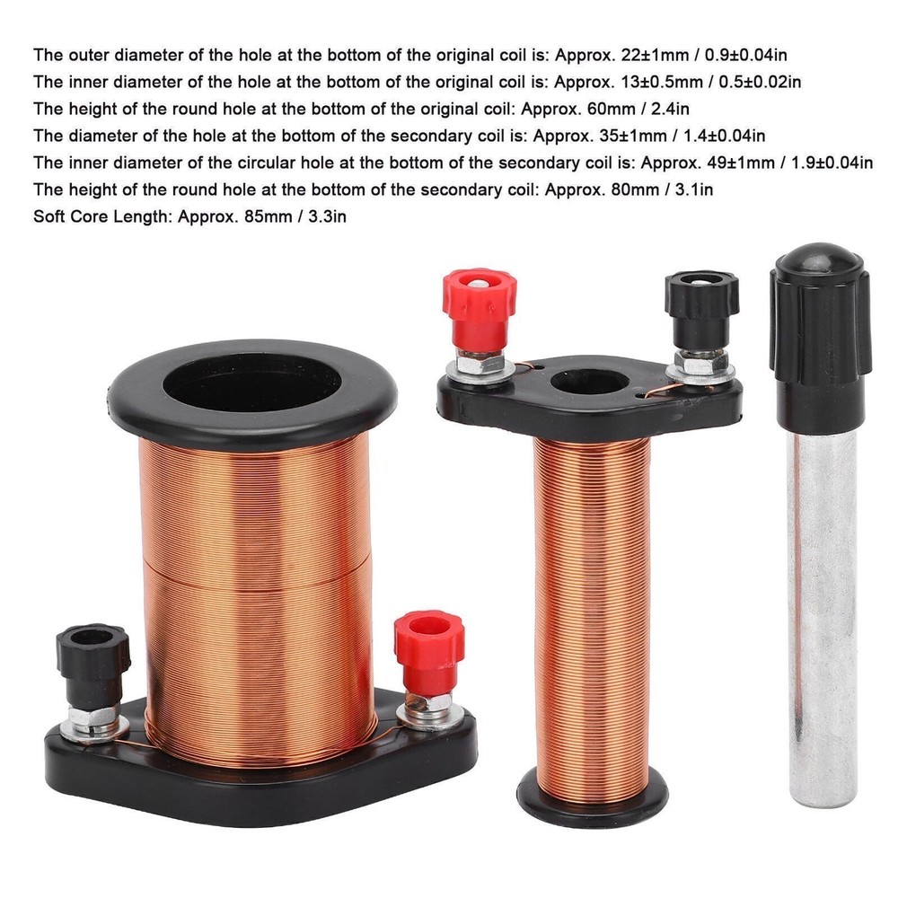 Primary Secondary Coil Electromagnetic Induction Coil Experiment Instrument