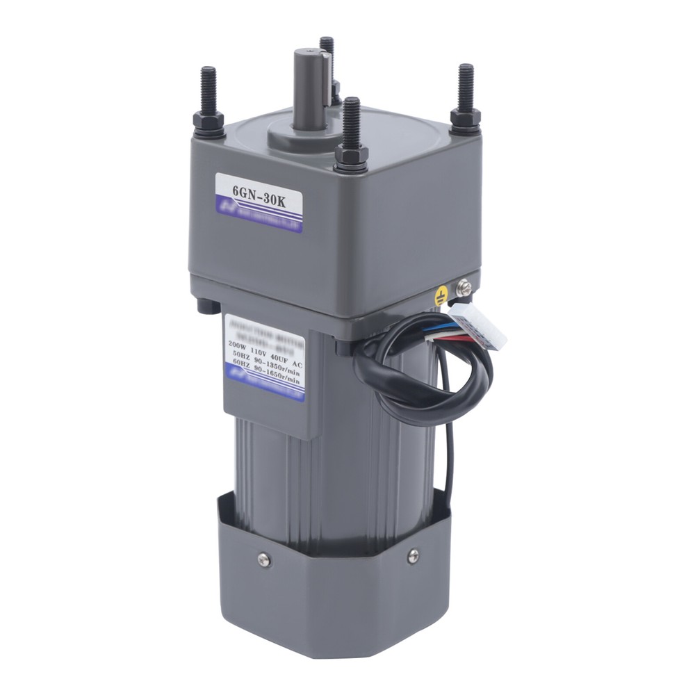 200W 20K Adjustable Speed Motor AC Gear Motor Reversible Motor with Controller