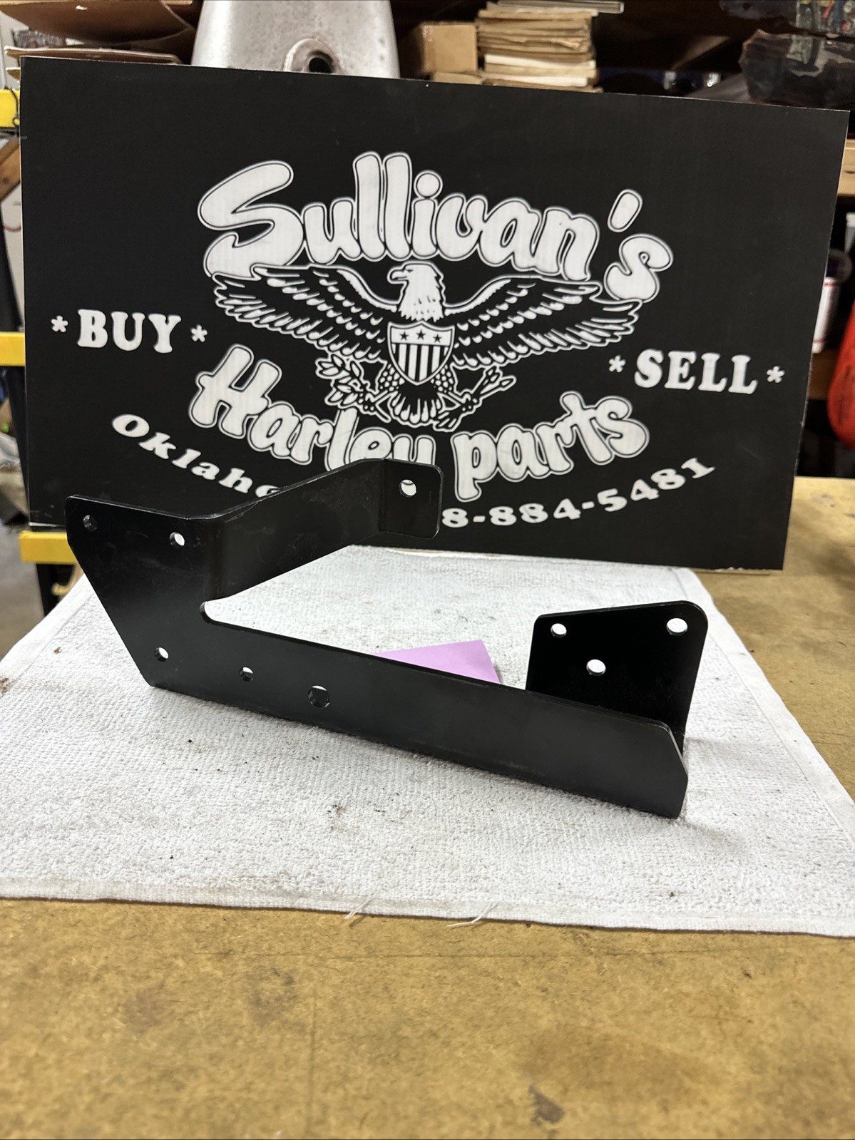 Harley Sportster Vance & And Hines Exhaust Muffler Pipe Bracket Mount Sportster