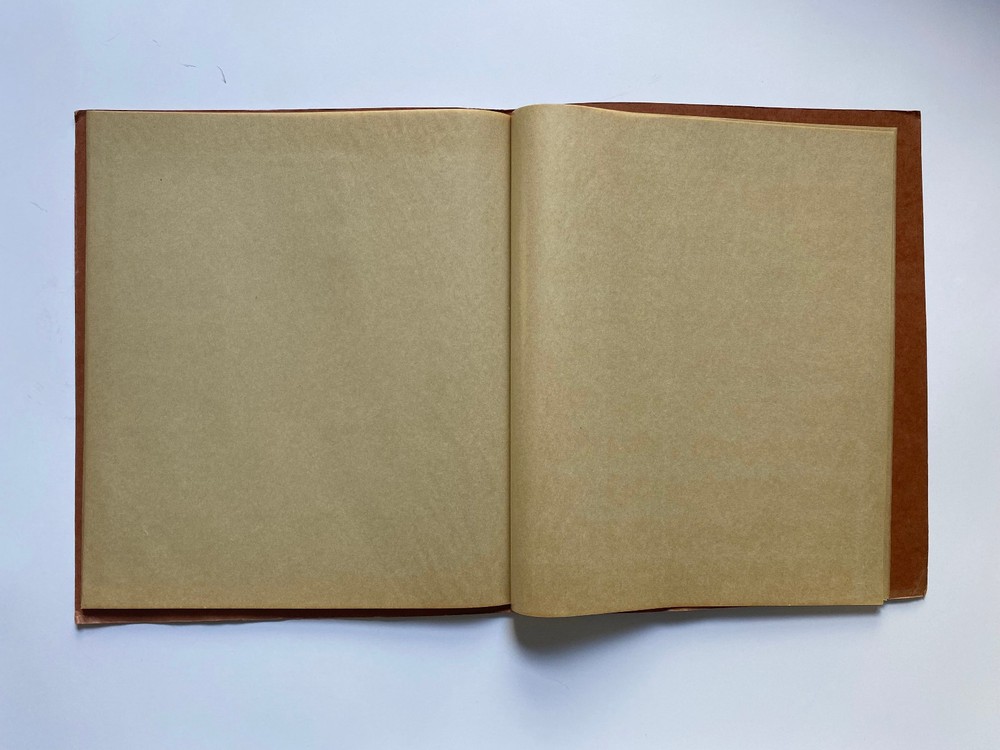 VINTAGE MINT SHEET FILE - CAPACITY 24 PAGES WITH SINGLE POCKETS 11.25" x 9.75"