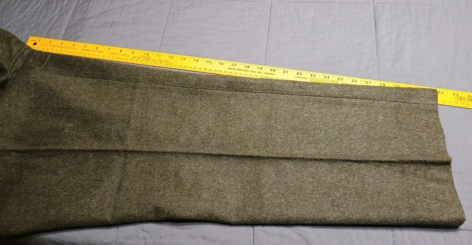 VTG French Army Green Wool Field Pants 1953 Francois Heynen Vestimentaire No 14