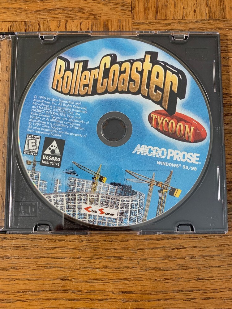 Roller Coaster Tycoon Computer Software