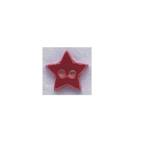 Mill Hill Ceramic Buttons 86178 Small Red Star