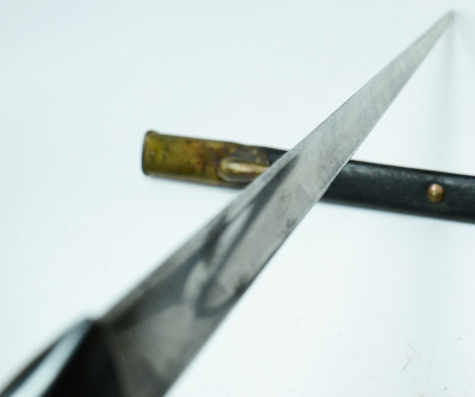 Boer War British Pattern 1895 Martini-Enfield Rifle Socket Bayonet & Scabbard