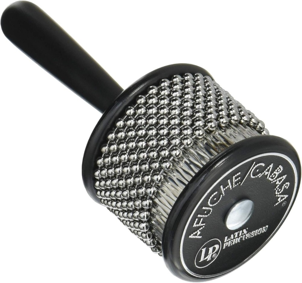 Latin Percussion Mini Afuche/Cabasa Black Plastic
