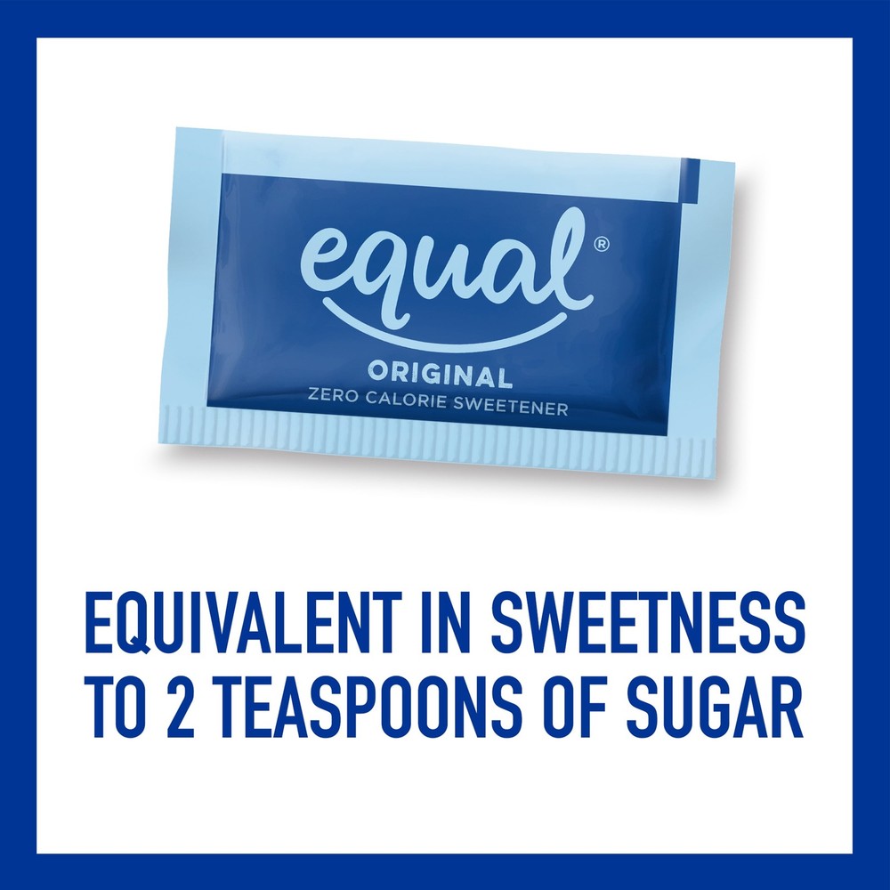 EQUAL 800 Packets – Zero Calorie Sweetener, Sugar Substitute for Drinks & Baking