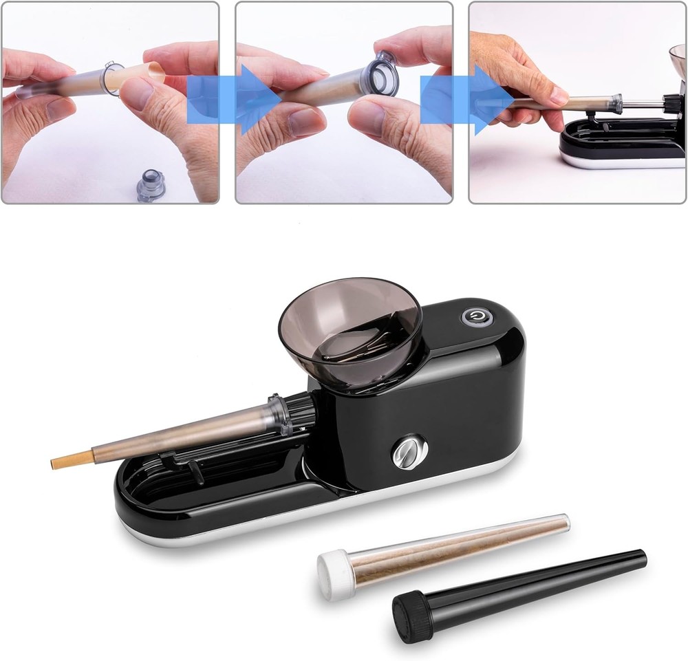 Free Boy Upgraded Electric Cones Rolling Machine Automatic Cone Loader Minin ...