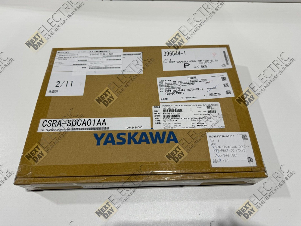 Motoman, CSRA-SDCA01AA, 178272-1, BOARD SERVO CONTROL CONTROLLER YRC1000