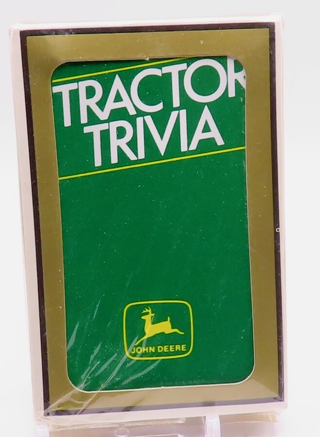 JOHN DEERE Tractor Trivia Playing Cards Sealed