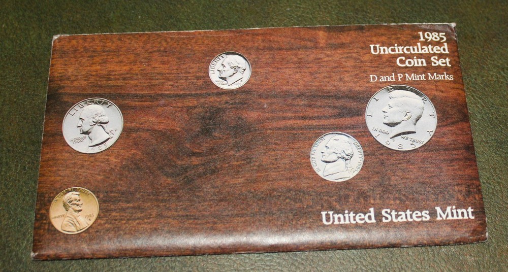 1985 Uncirculated US Mint Envelope (No Coins) Envelope Only
