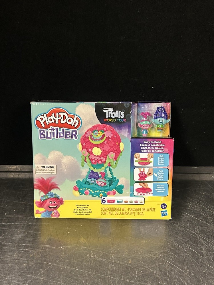 Play-Doh Builder Troll Salon Model Kit New