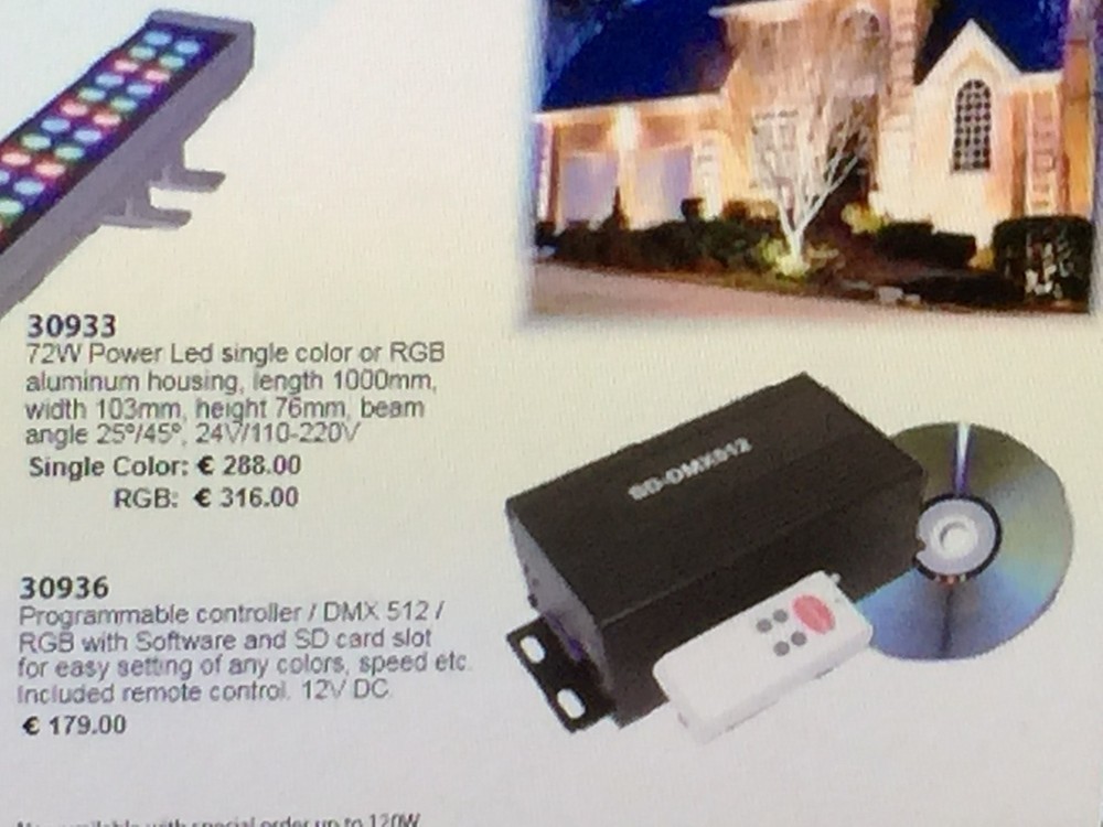 MEGA LED- 30936 LED PROGRAMABLE CONTROLLER / DMX 512