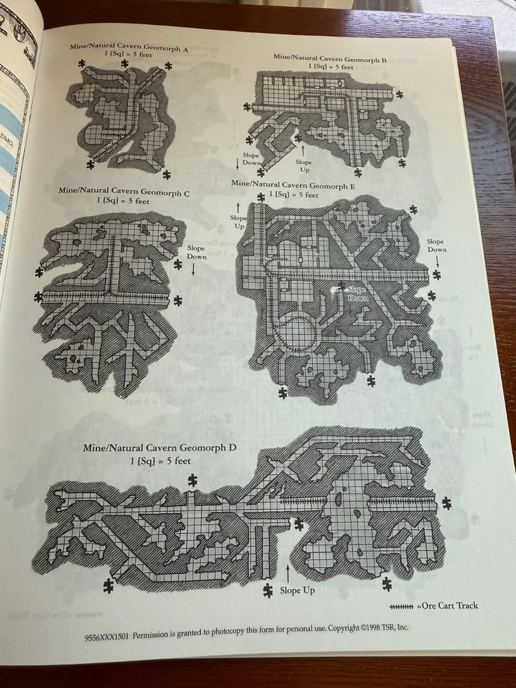 DUNGEON BUILDER'S GUIDEBOOK 1998 Dungeons & Dragons Supplement