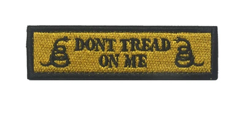STUNNING GADSDEN FLAG EMBROIDERED PATCH...