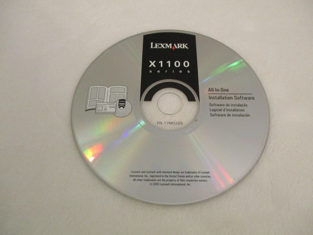 Lexmark X1100 Install Software