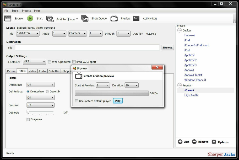 NEW & Fast Ship! HandBrake DVD Ripper / Converter / Transcoder - Windows Disc