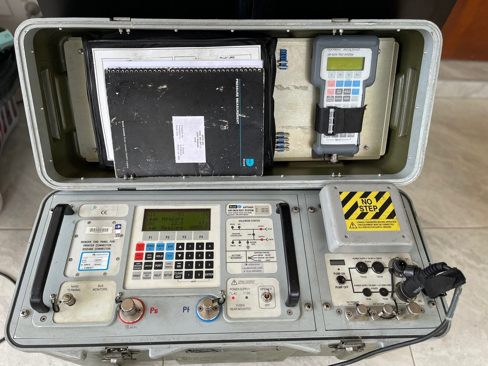 Druck ADTS405 Air Data Static Pitot Airspeed Altimeter Test System With Remote