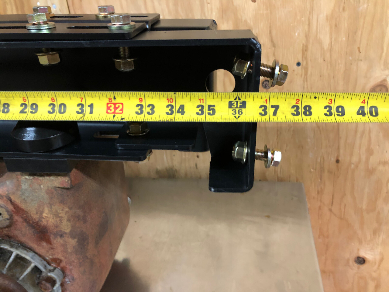 Transfer Case Mounting Bracket Ford NP205 Divorced crossmember 4x4 truck frame