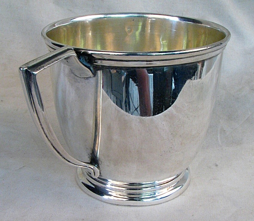 STERLING SILVER TEA COFFEE CUP *J.E. CALDWELL* c.1900
