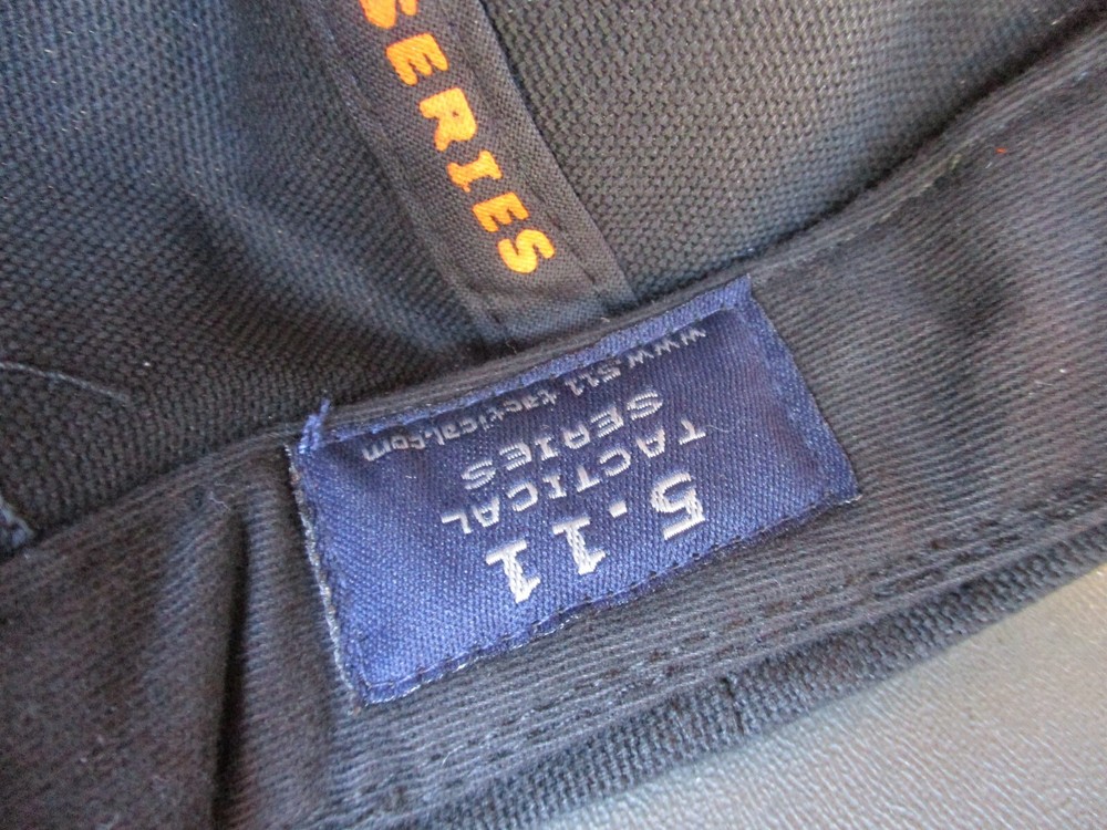 Vtg 2006 5.11 TACTICAL CHALLENGE Black Hat, Hook & Loop Adjustable Cap, NWoT