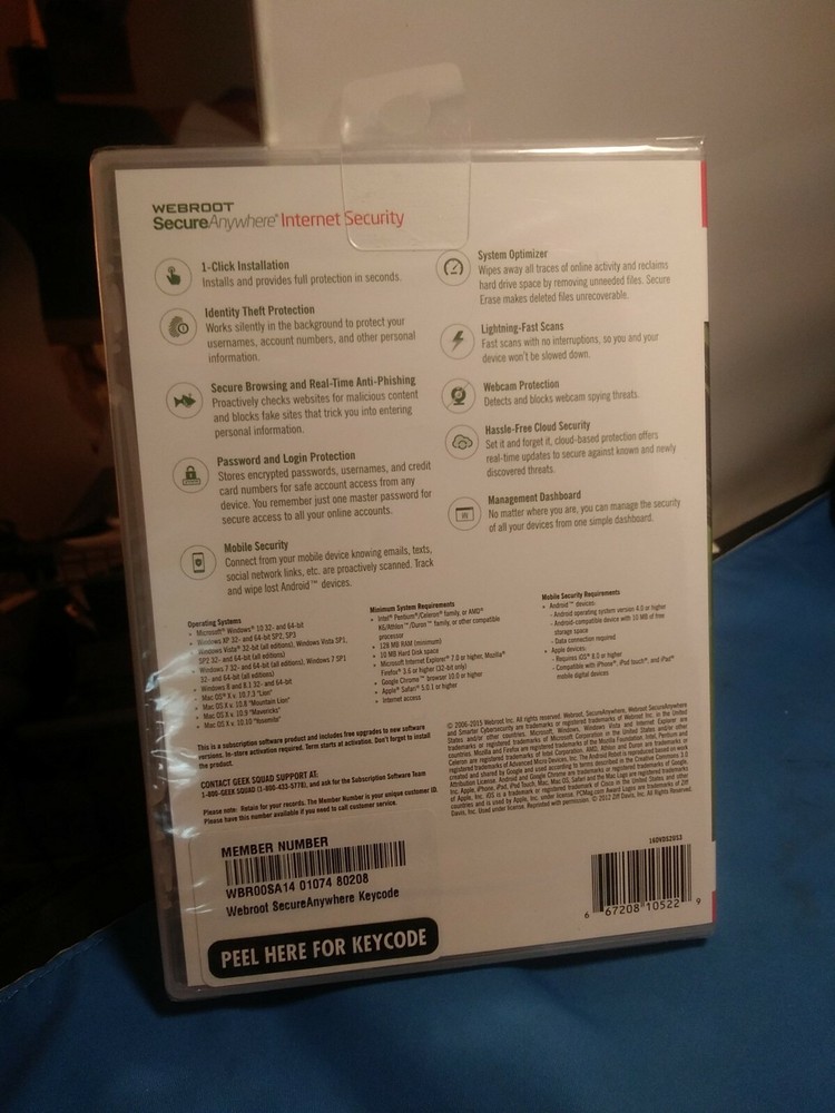 Webroot SecureAnywhere Internet Security - Full Version for Windows & Mac