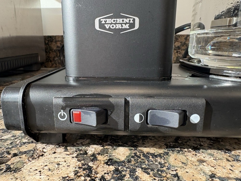 Moccamaster Technivorm KBG Auto Off Coffee Maker Matte Black Tested, Working