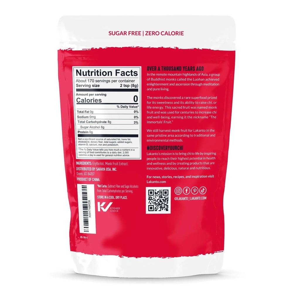 Monk Fruit Sugar Substitute