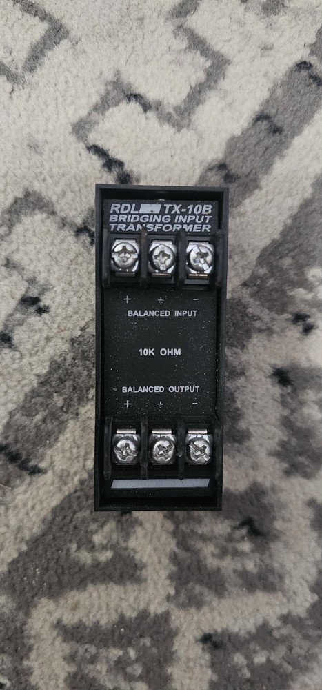 RDL TX-10B Bridging Input Transformer