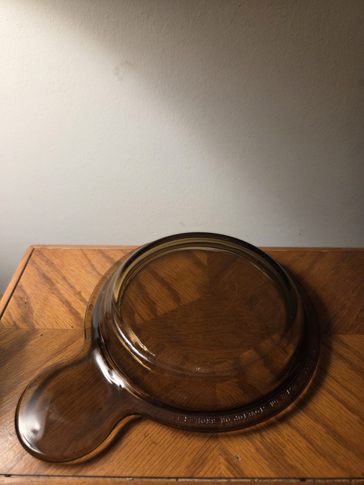 CorningWare Vision Pyrex Amber Glass Lid