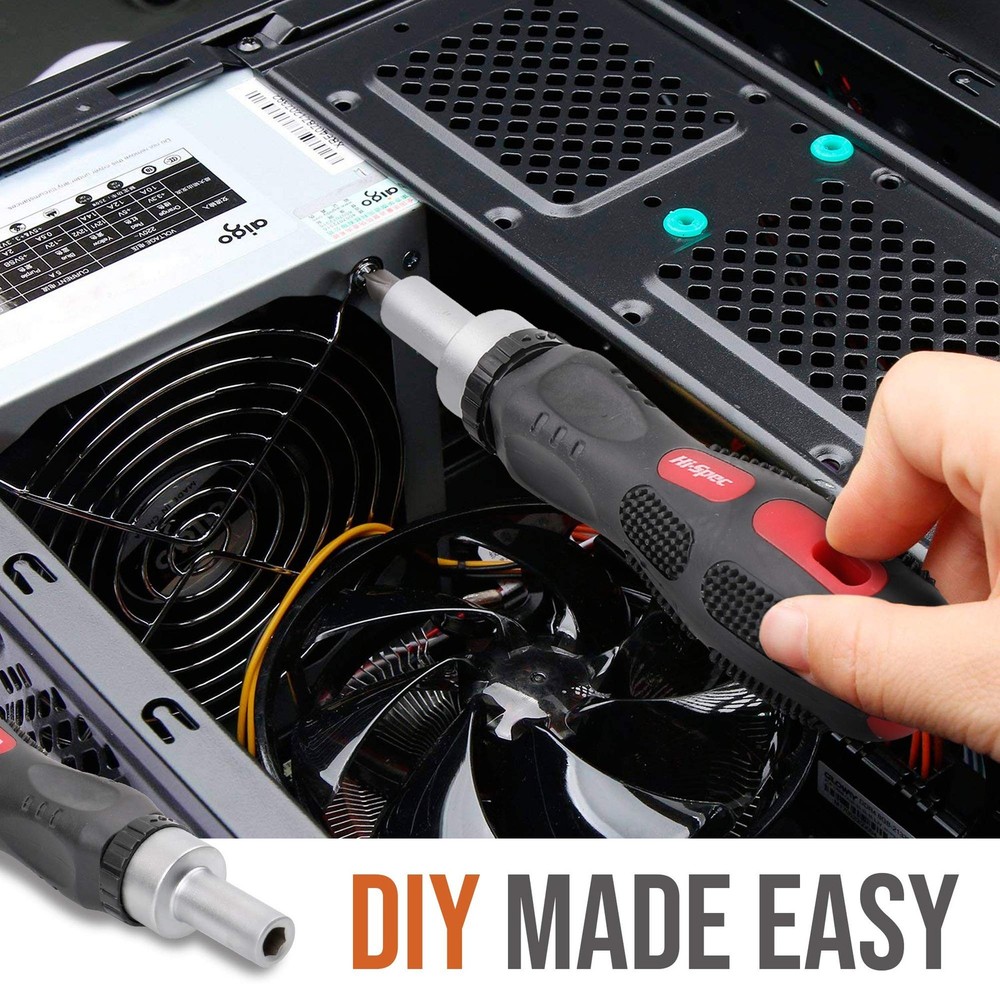Hi-Spec 101pc Multi Bits Screwdriver & Ratcheting Handle Tool Set Kit. Comple...