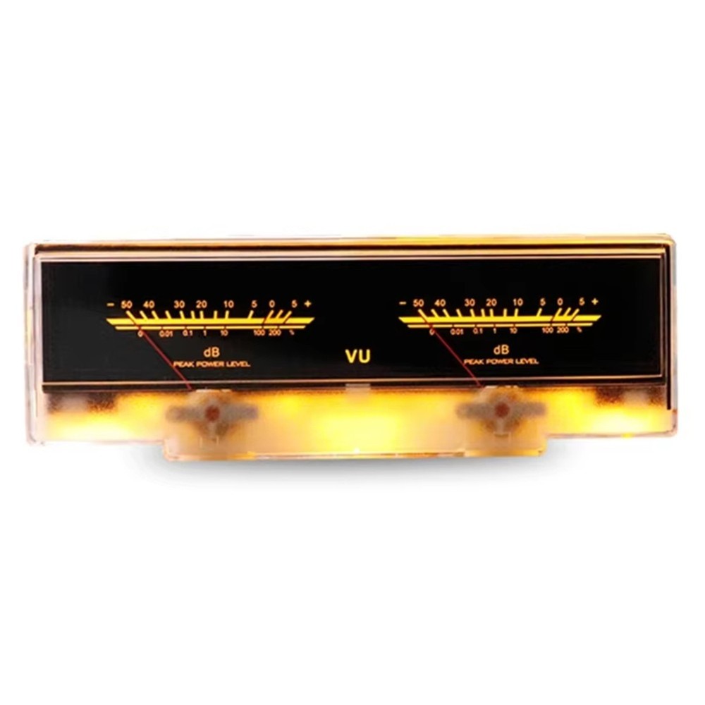 Pointer VU Meter Stereo Audio Amplifier Board DB Sound Level Indicator6328