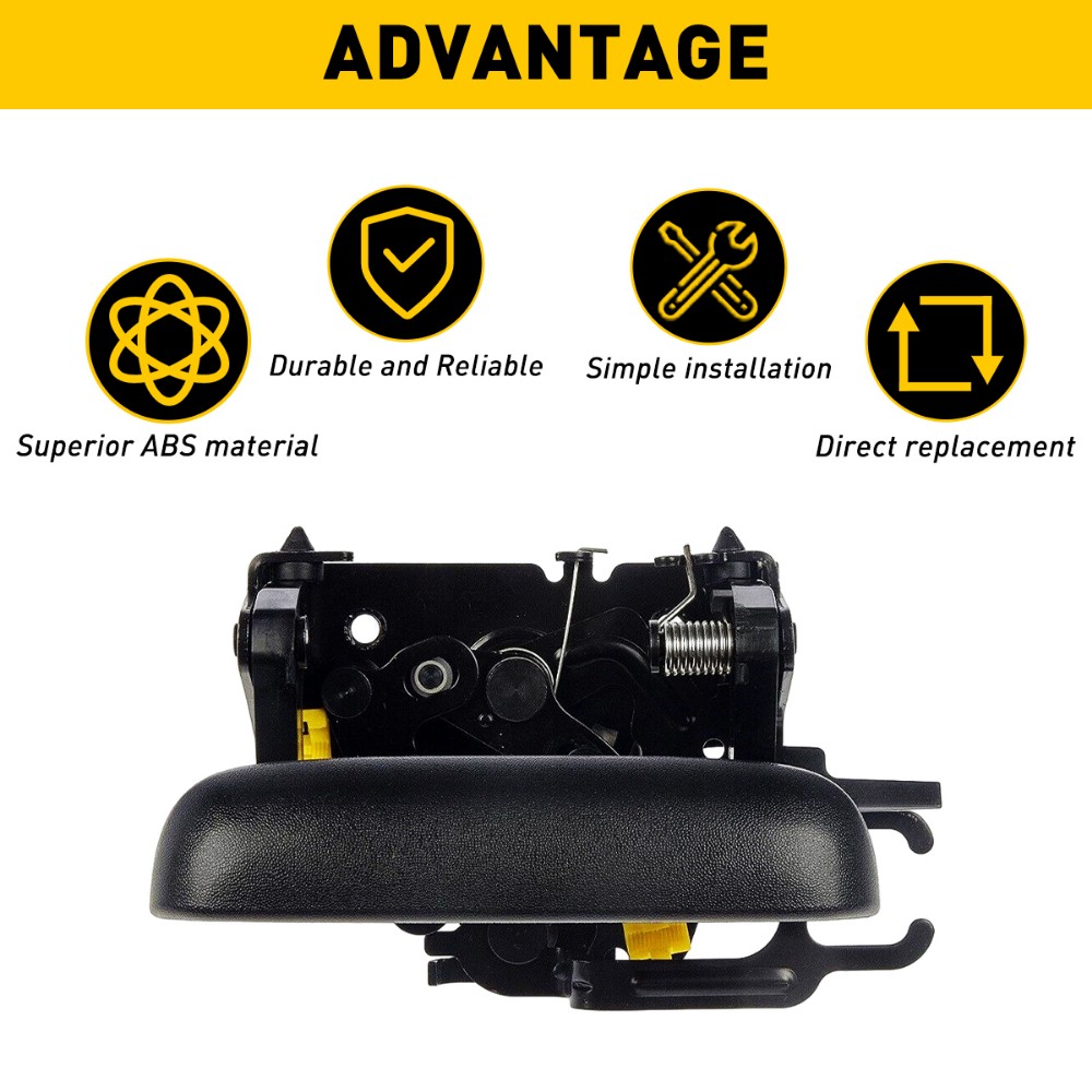 Tailgate Tail Gate Handle Rear Black for 02-06 Chevy Avalanche