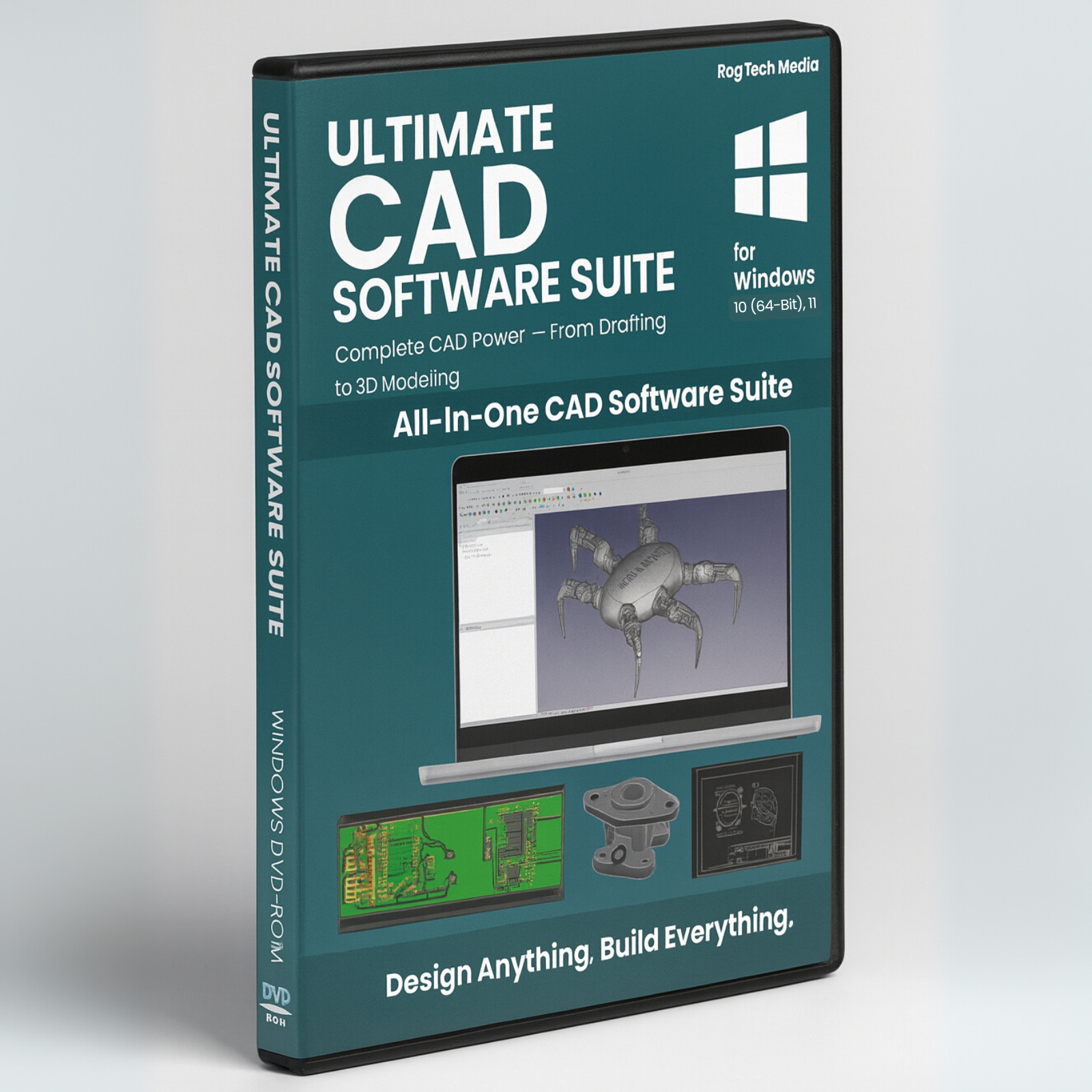 3D 2D CAD Computer Aided Design Software App Latest Full Application for Windows