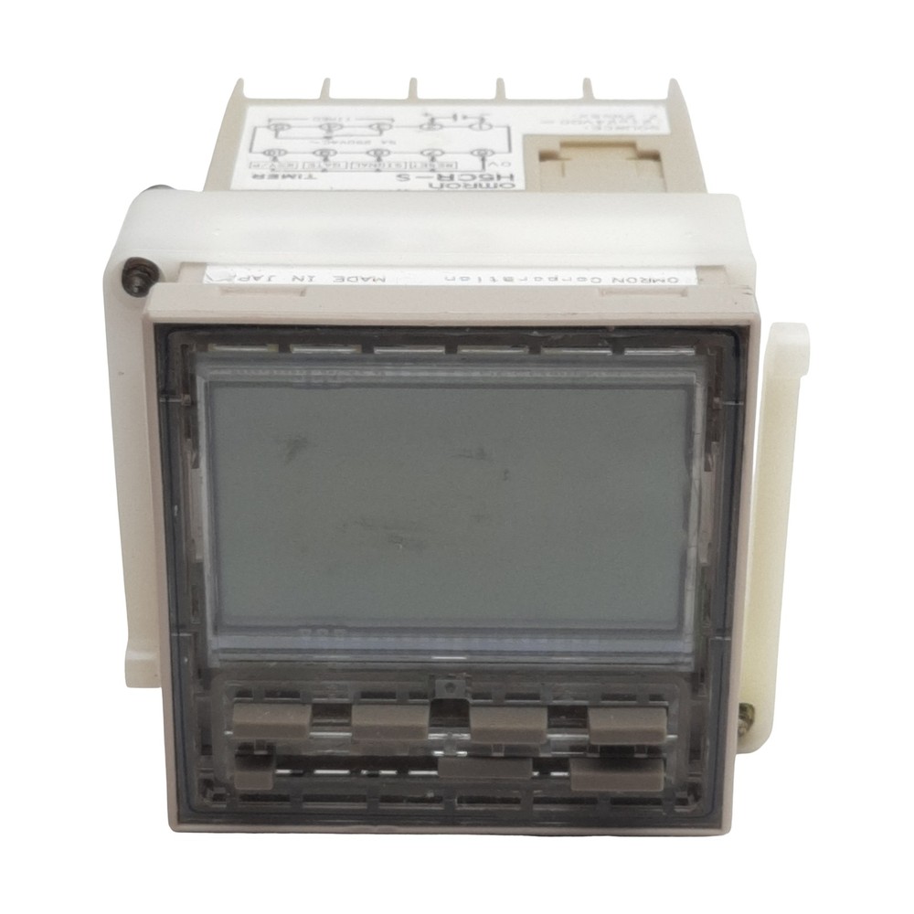 Omron H5CR-S Multifunction Digital Timer SPDT Relay 12-24VDC *Missing Faceplate*