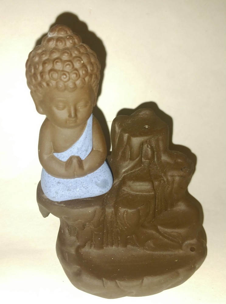 Baby Buddha Incense Holder Ceramic