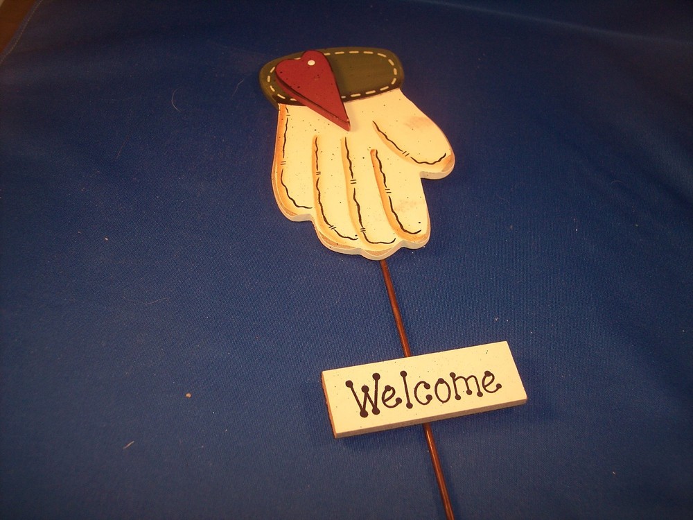 Primitive Garden Welcome Pick NEW