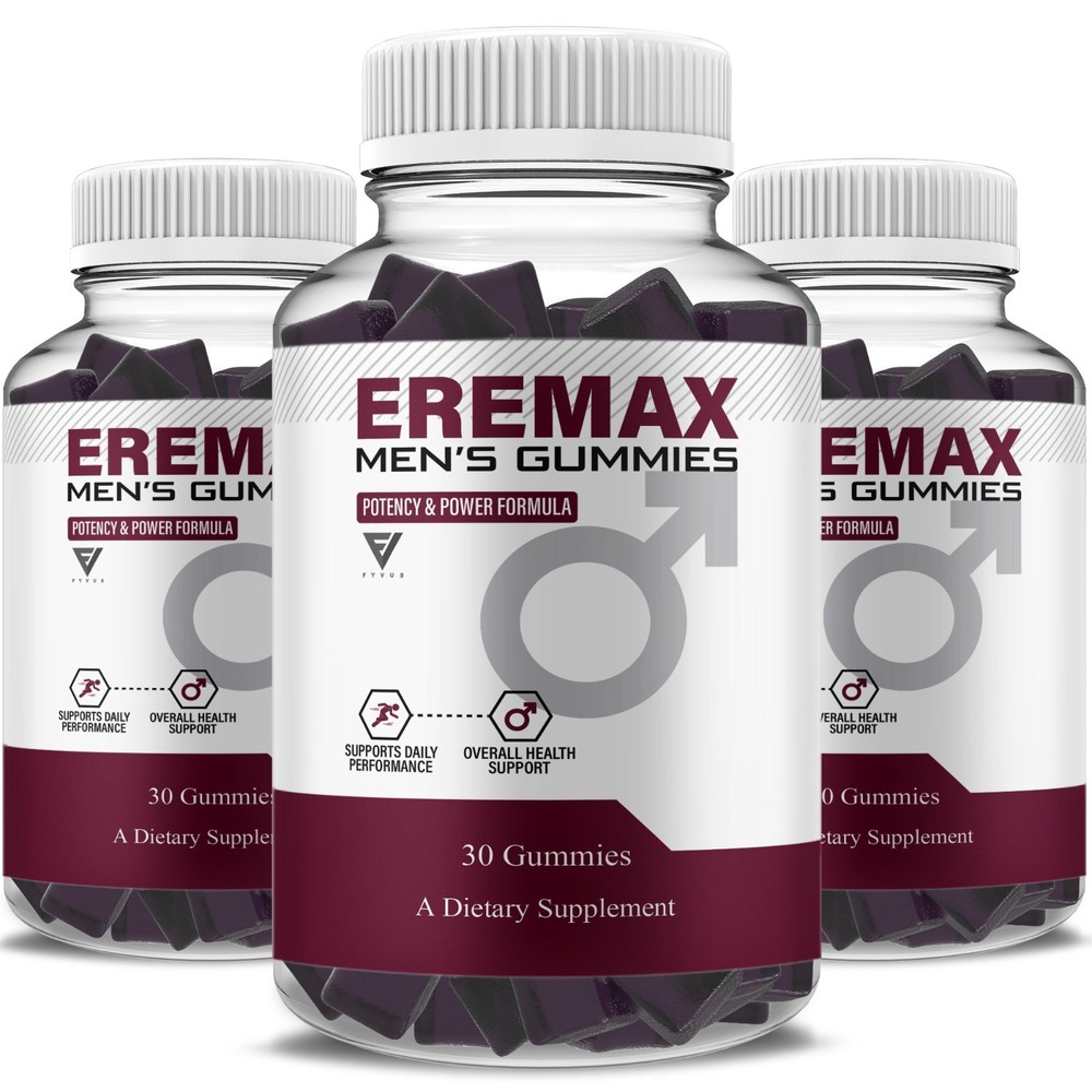 (3 Pack) Eremax Performance Gummies, Eremax Advanced Formula (3 Month Supply)