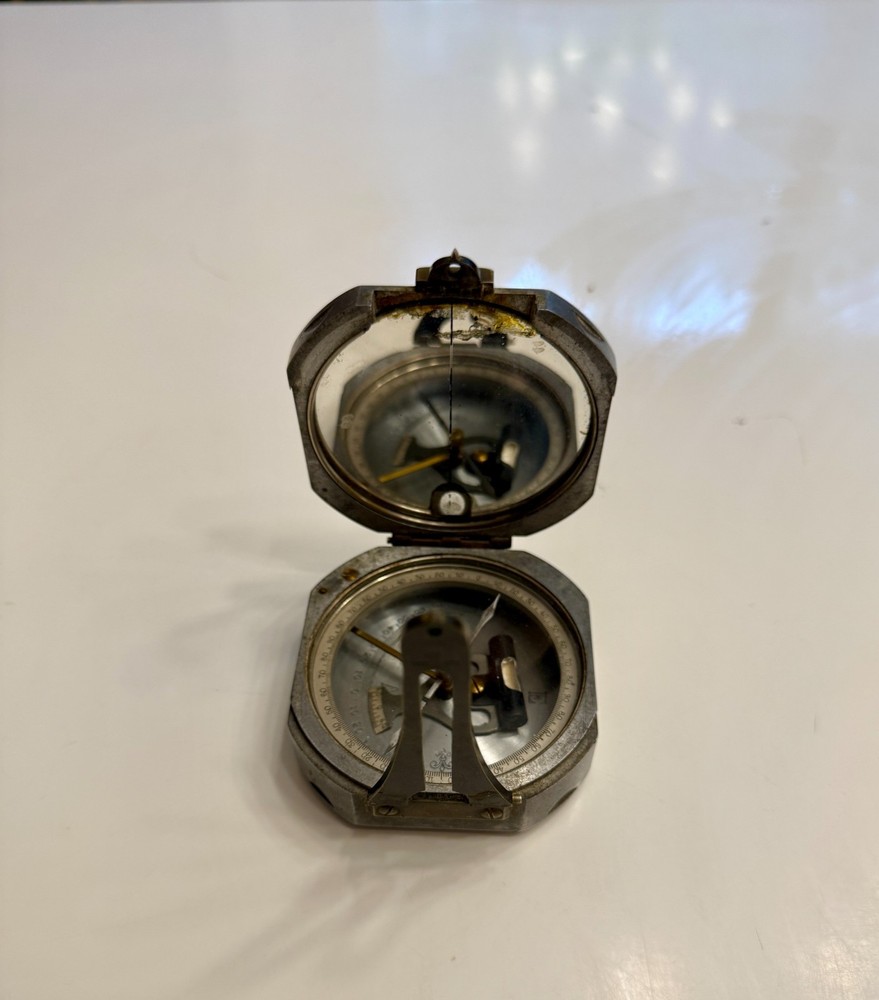 Vintage Keuffel & Esser K&E Pocket Transit Compass